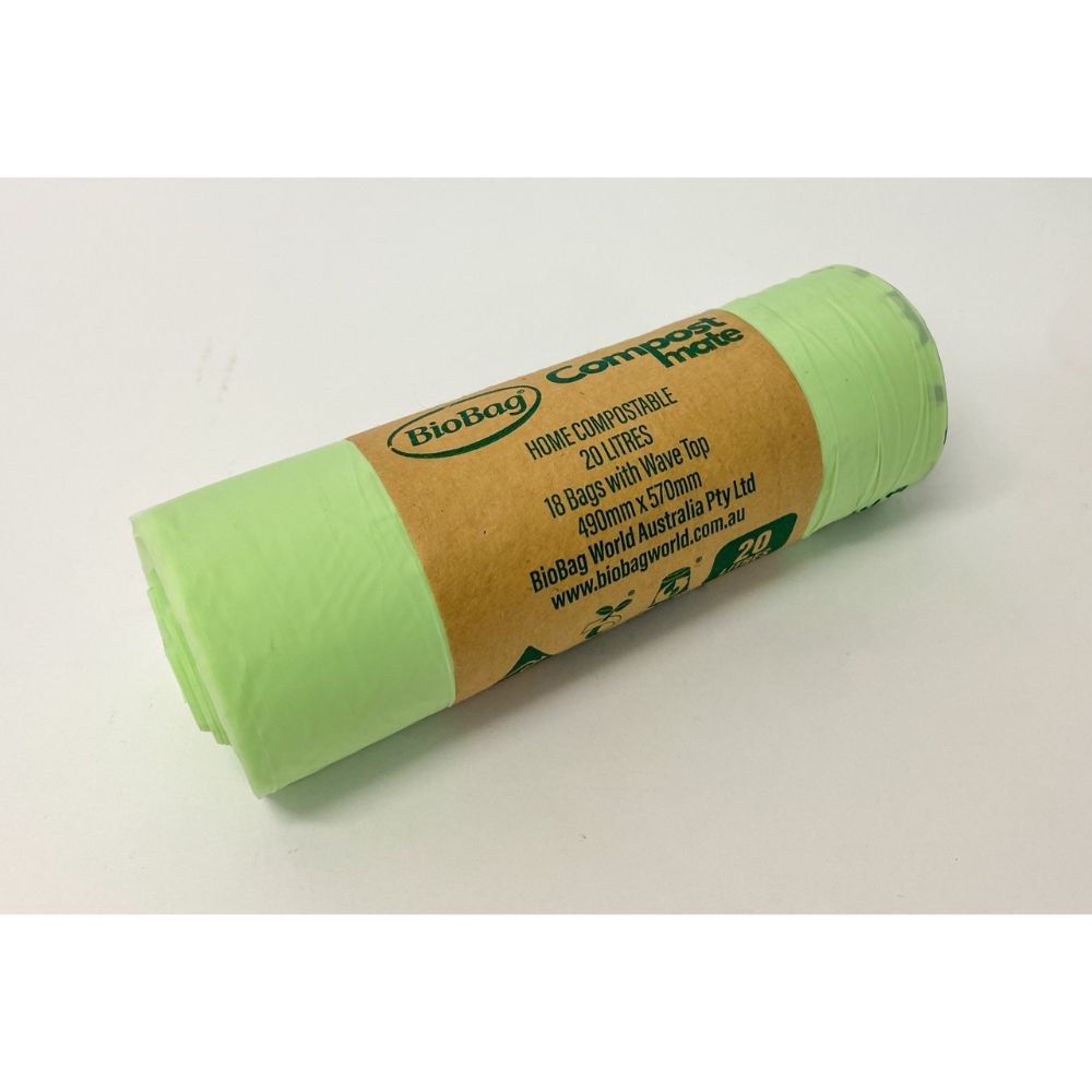 BioBag Compostable Plastic Bin Liners 20 Litre