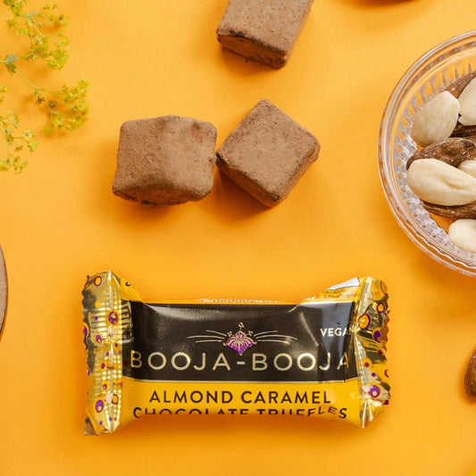 Booja-Booja Organic Vegan Chocolate Truffles 2pk 23g - Almond & Salted Caramel