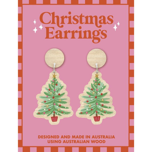 Aero Christmas Earrings - Trees