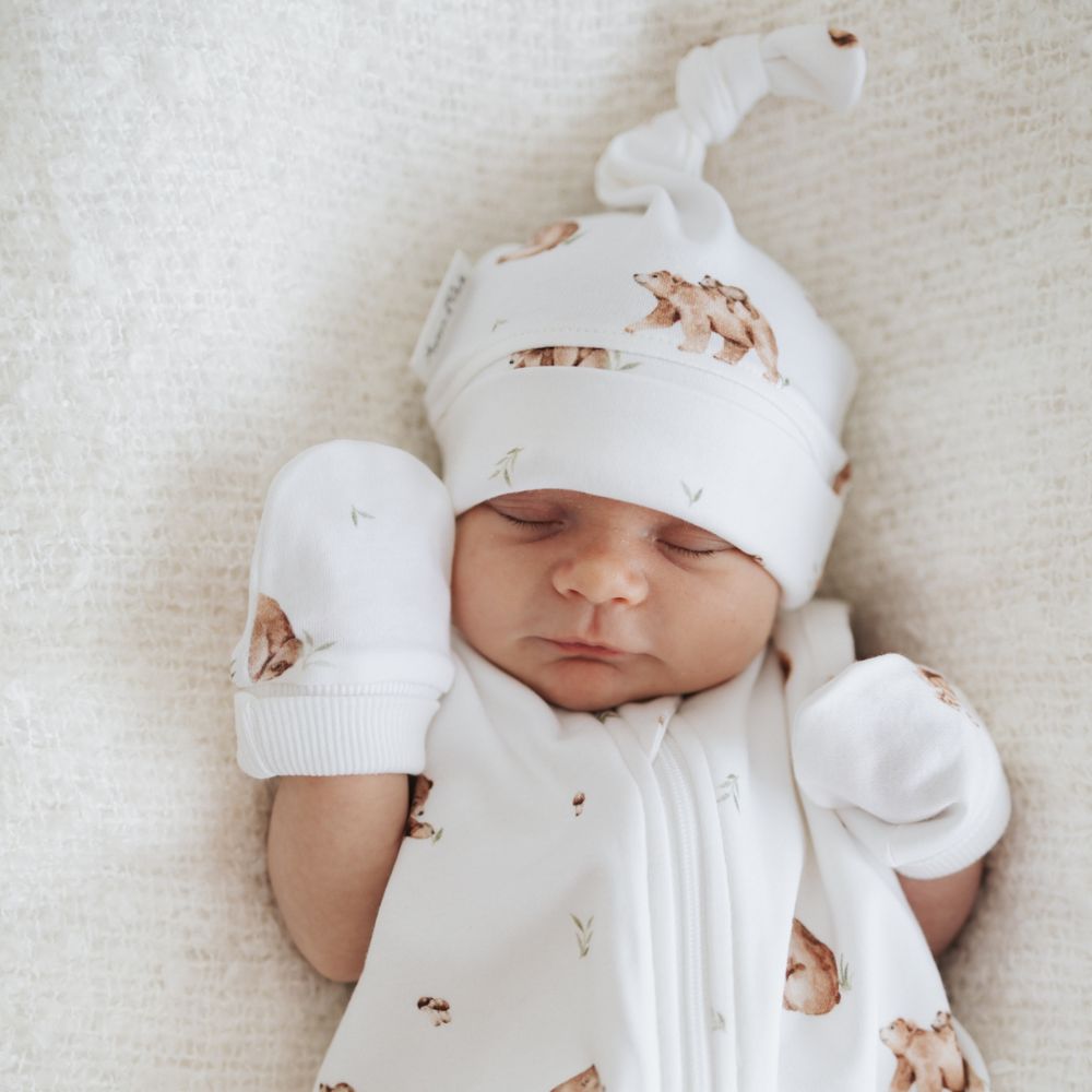 Aster & Oak 5 Piece Organic Cotton Gift Box Set - Little Bear