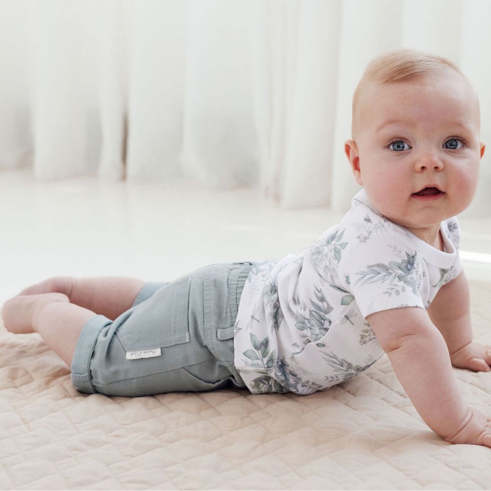 Aster & Oak Eucalyptus Twill Shorts