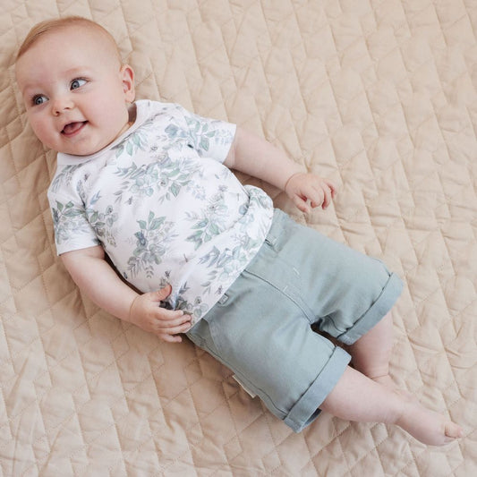 Aster & Oak Eucalyptus Twill Shorts