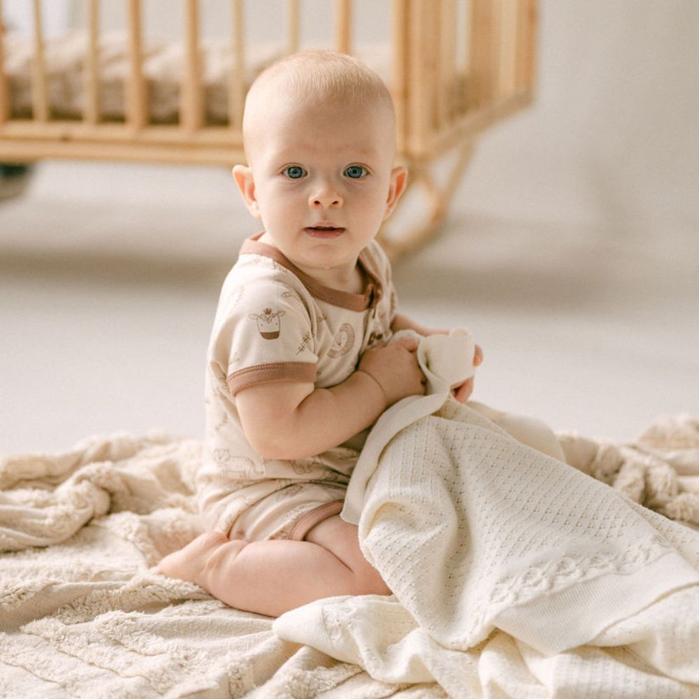 Aster & Oak Safari Adventure Henley Romper