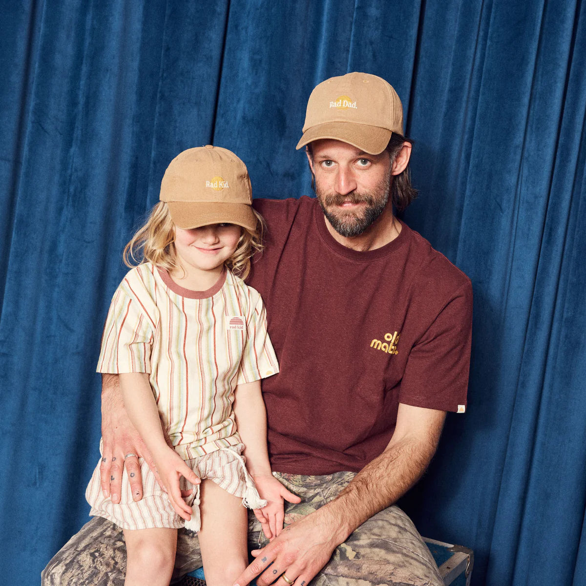 Banabae Kids Washed Baseball Cap - Rad Kid Desert Sand