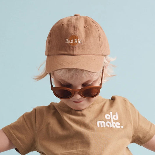 Banabae Kids Washed Baseball Cap - Rad Kid Desert Sand