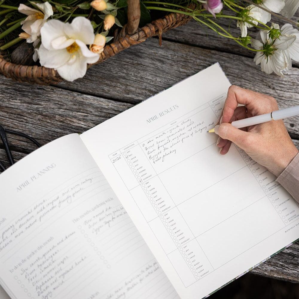 Bespoke Letterpress Heirloom Gardening Journal