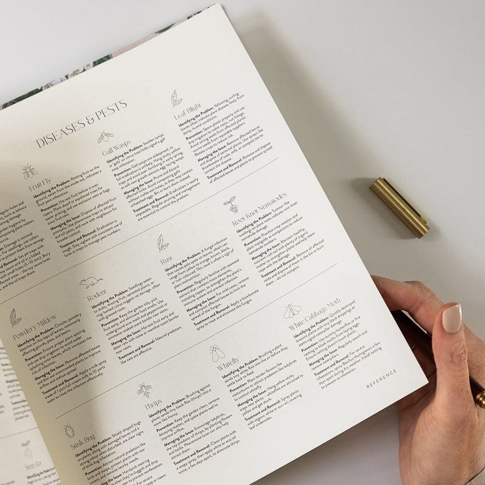 Bespoke Letterpress Heirloom Gardening Journal