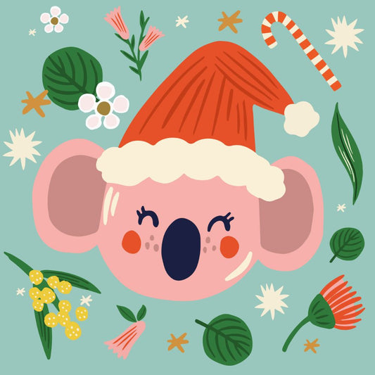 Aero Large Christmas Card - Koala