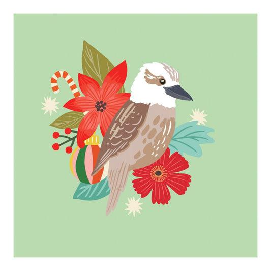 Aero Small Christmas Card - Kookaburra
