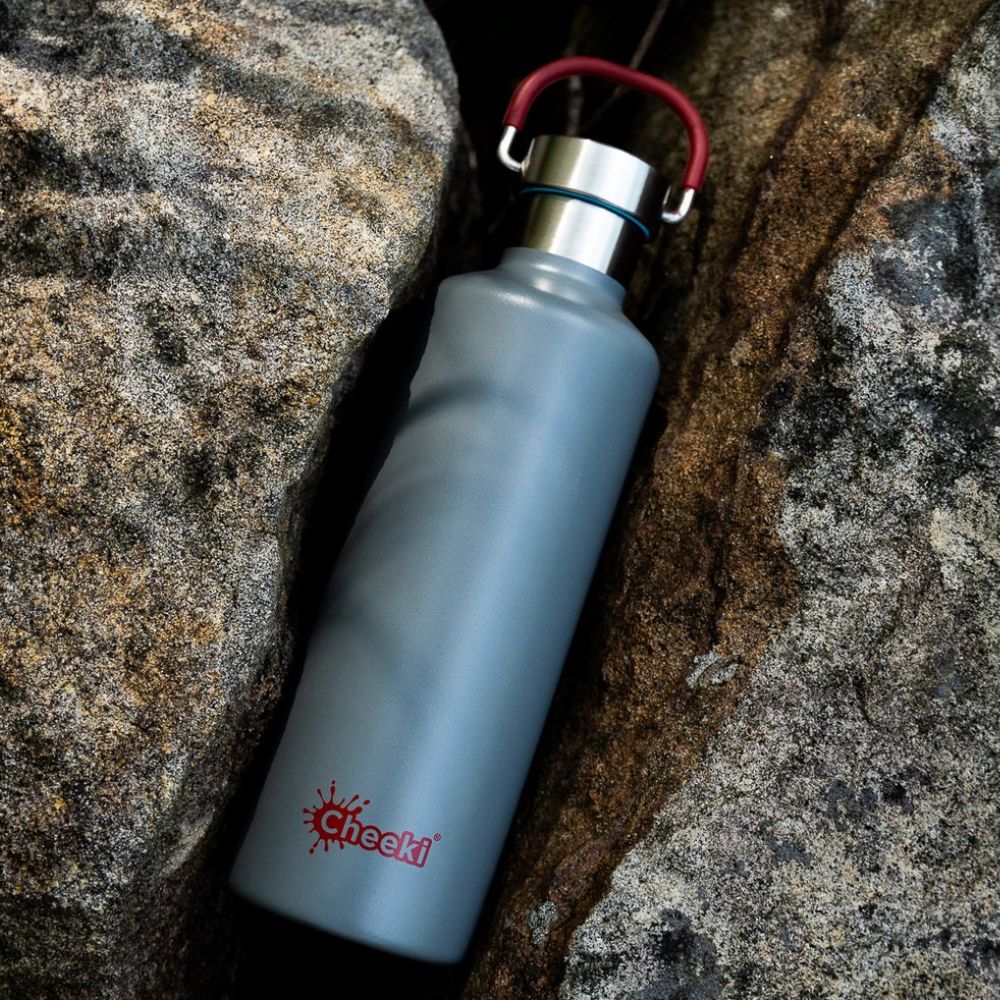 Cheeki 600ml Stainless Steel Insulated Bottle - Slate