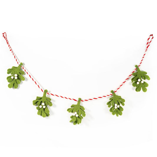 Christmas Decoration Set  - Mistletoe Bunting