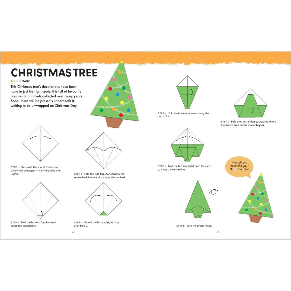 Origami Activity Book - Christmas