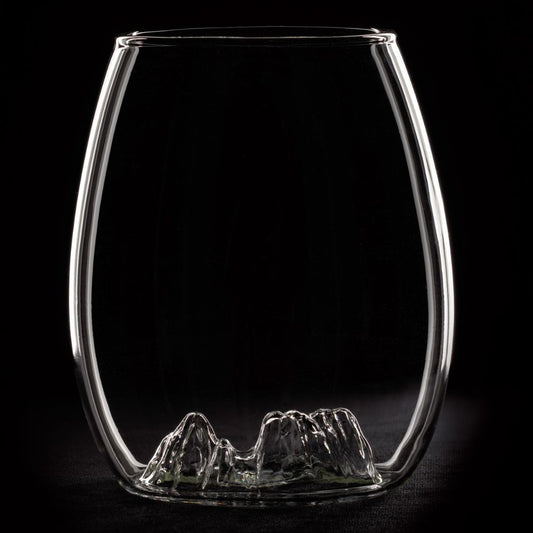 Uprising Glassware Single Stemless Glass + Coaster Set - Cradle Mountain (Wulinantikala)