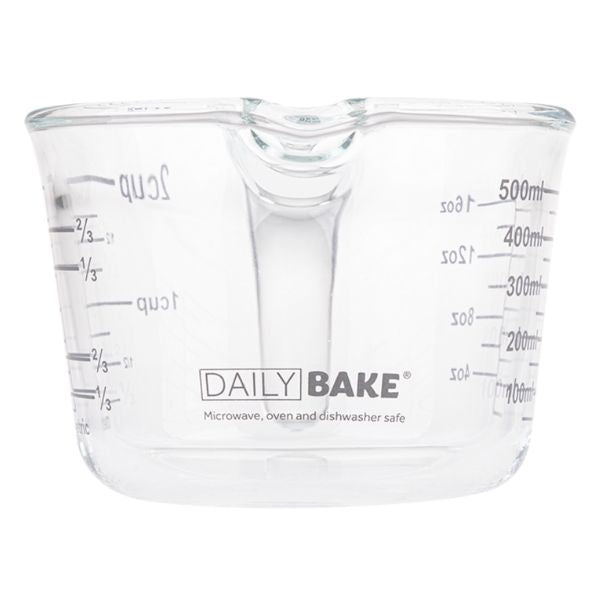 Daily Bake Glass Measure Jug - 2 Cup/500ml
