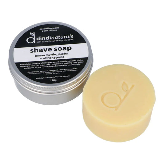 Dindi Naturals Shave Soap 120g - in Tin