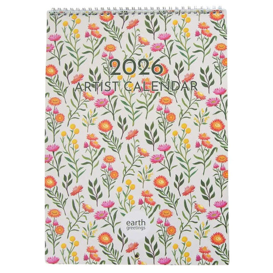 Earth Greetings 2026 Artist Calendar