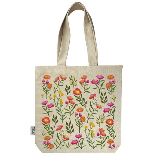 Earth Greetings Organic Tote Bag With Pocket - Everlasting Love
