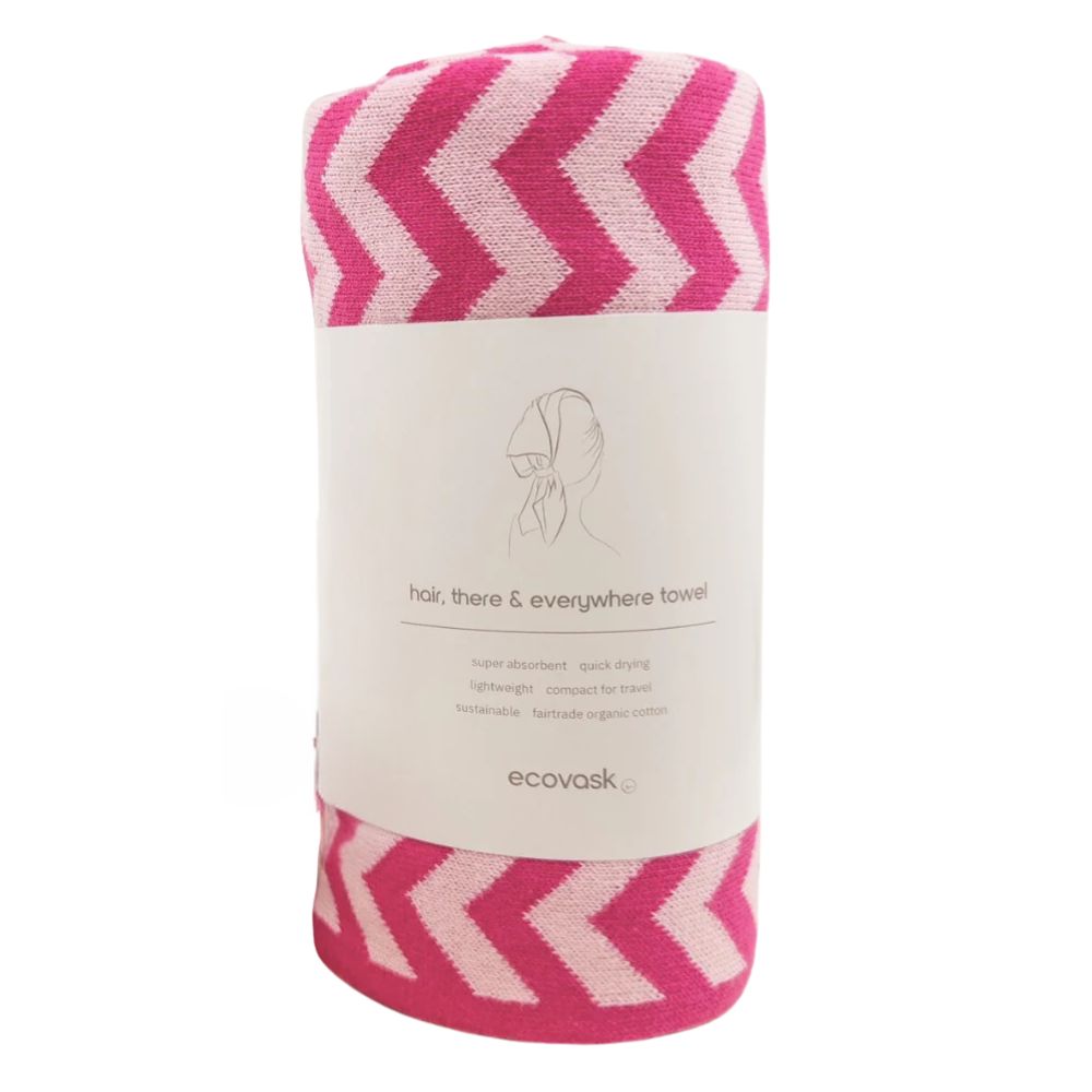 Ecovask Hair Towel & Travel Towel - Organic Cotton