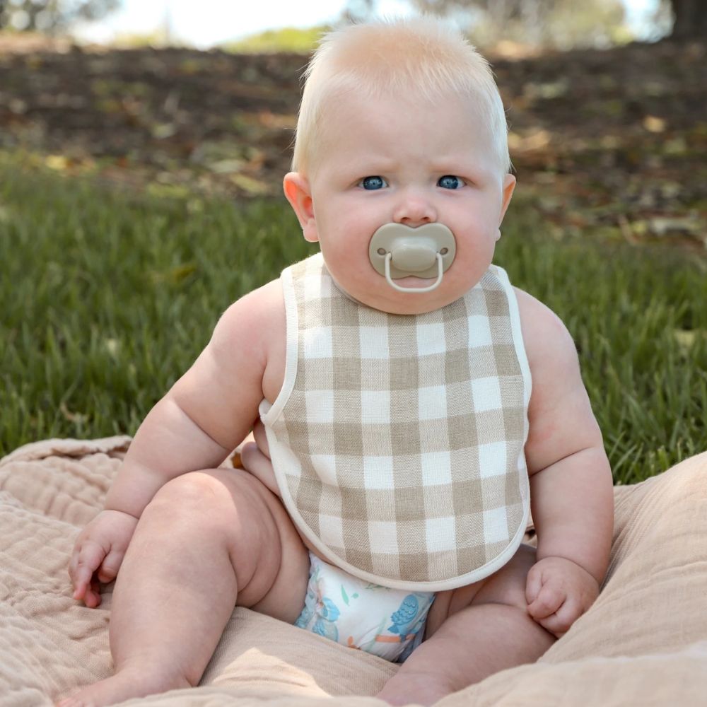 Fibre For Good Organic Cotton Fitted Bib 2 pack