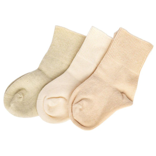 Fibre For Good Organic Cotton Ribbed Socks 3pk