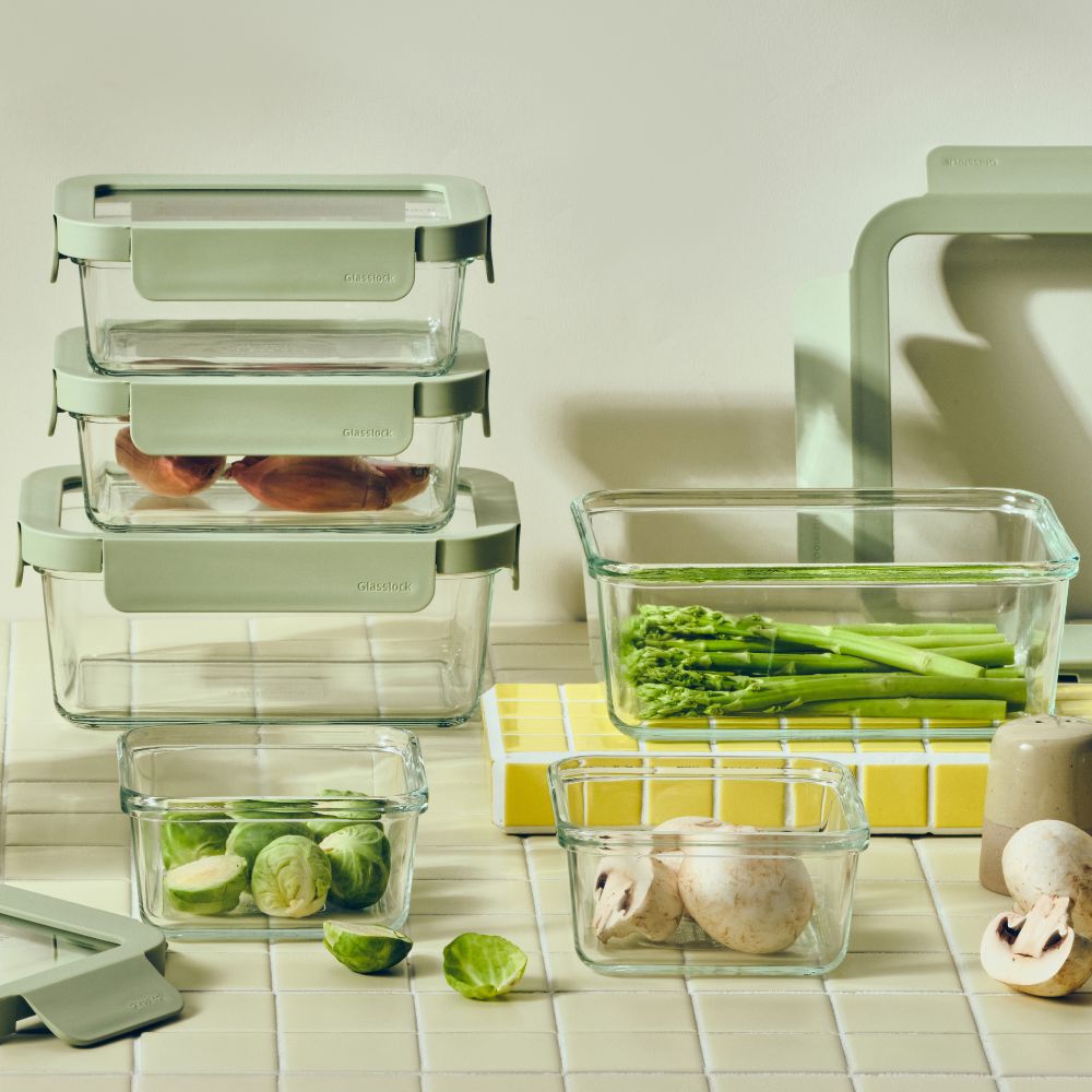 Glasslock Essentials Container Rectangle 900ml