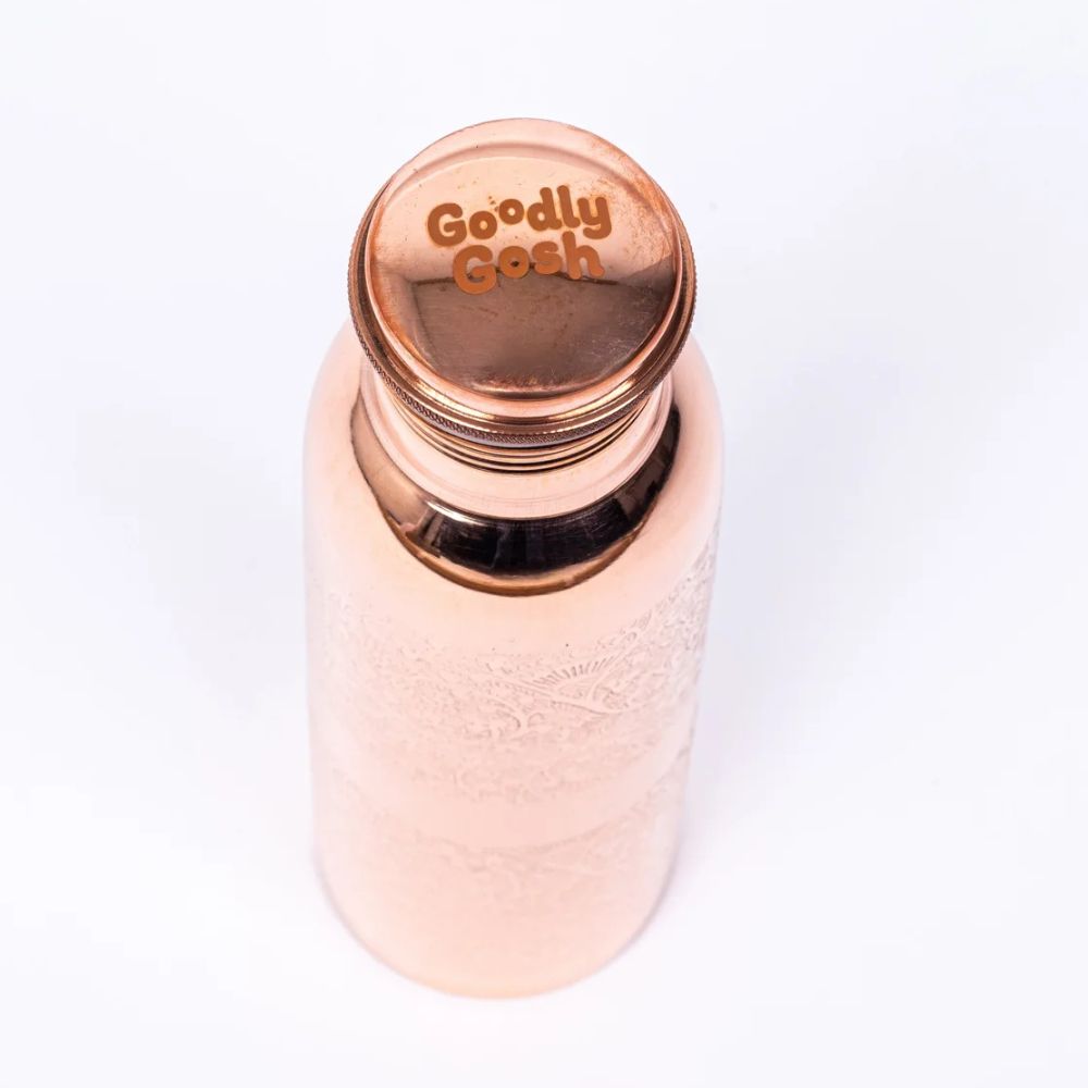 Copper Water Bottle 950ml - Mesmerise
