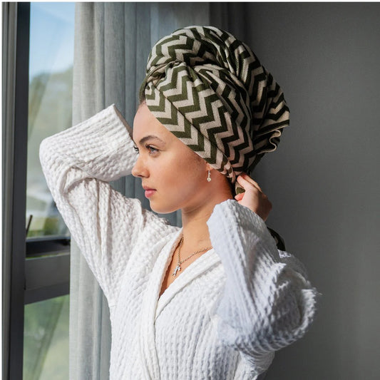 Ecovask Hair Towel & Travel Towel - Organic Cotton