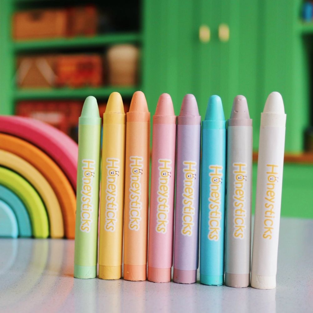 Honeysticks Crayons Thins/Jumbos - Pastel