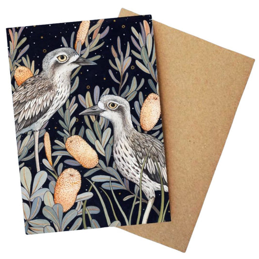 Ingrid Bartkowiak Art Card - Bush Stone Curlew