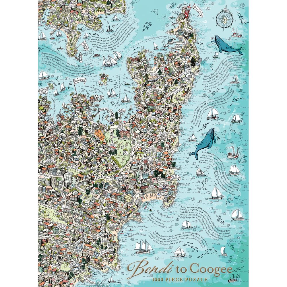 Jigsaw Puzzle 1000 Pieces - Bondi to Coogee