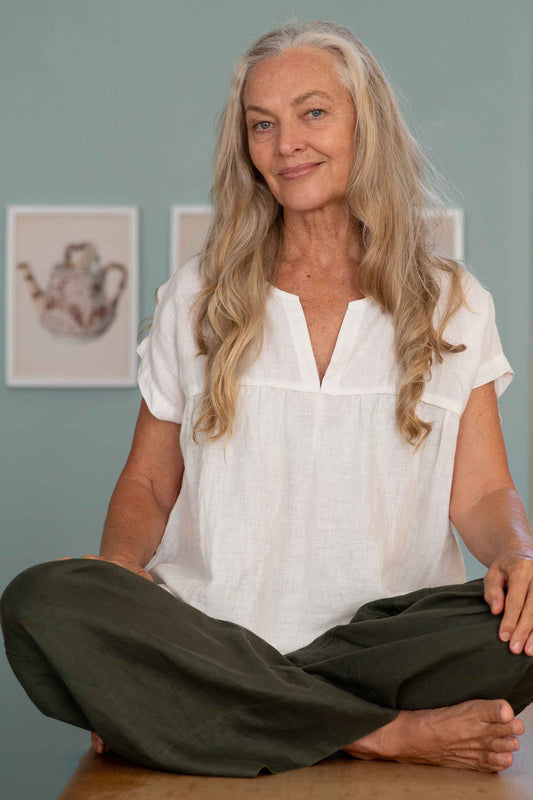 Lazybones Julia Top Warm White