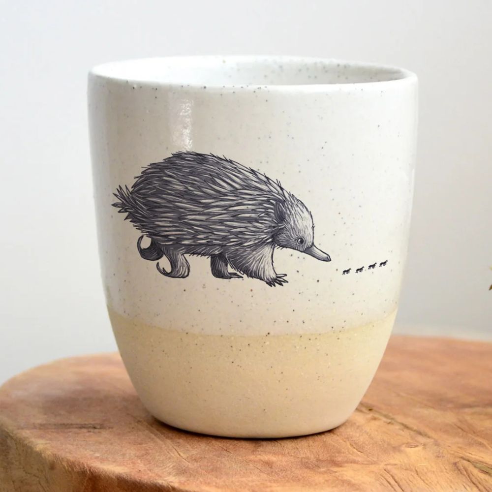 Kim Wallace Ceramic Cup 12oz - Artist Renee Treml
