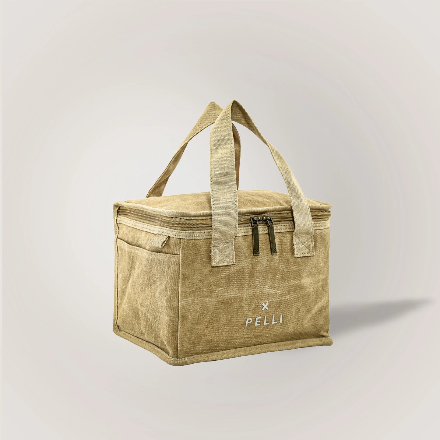 Lunch Squared Waxed Canvas Insulated Lunch Bag