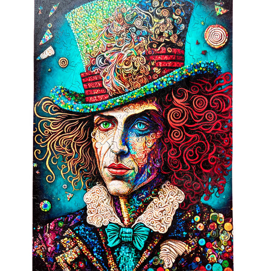 Twigg Puzzle Wooden Jigsaw Puzzle 282 Pieces - Mad Hatter