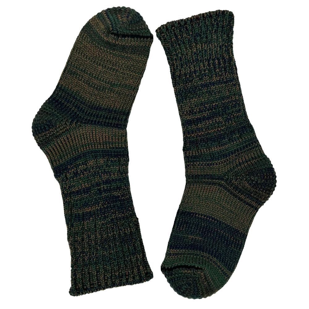 Mongrel Socks Merino Mini Mongrels Kids Socks - Camo