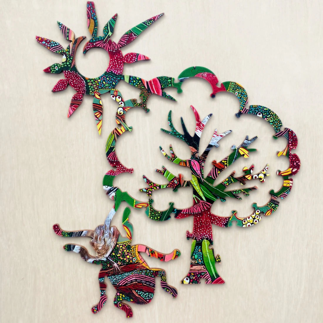 Twigg Puzzle Wooden Jigsaw Puzzle 278 Pieces - Powderpuff Lilly Pilly