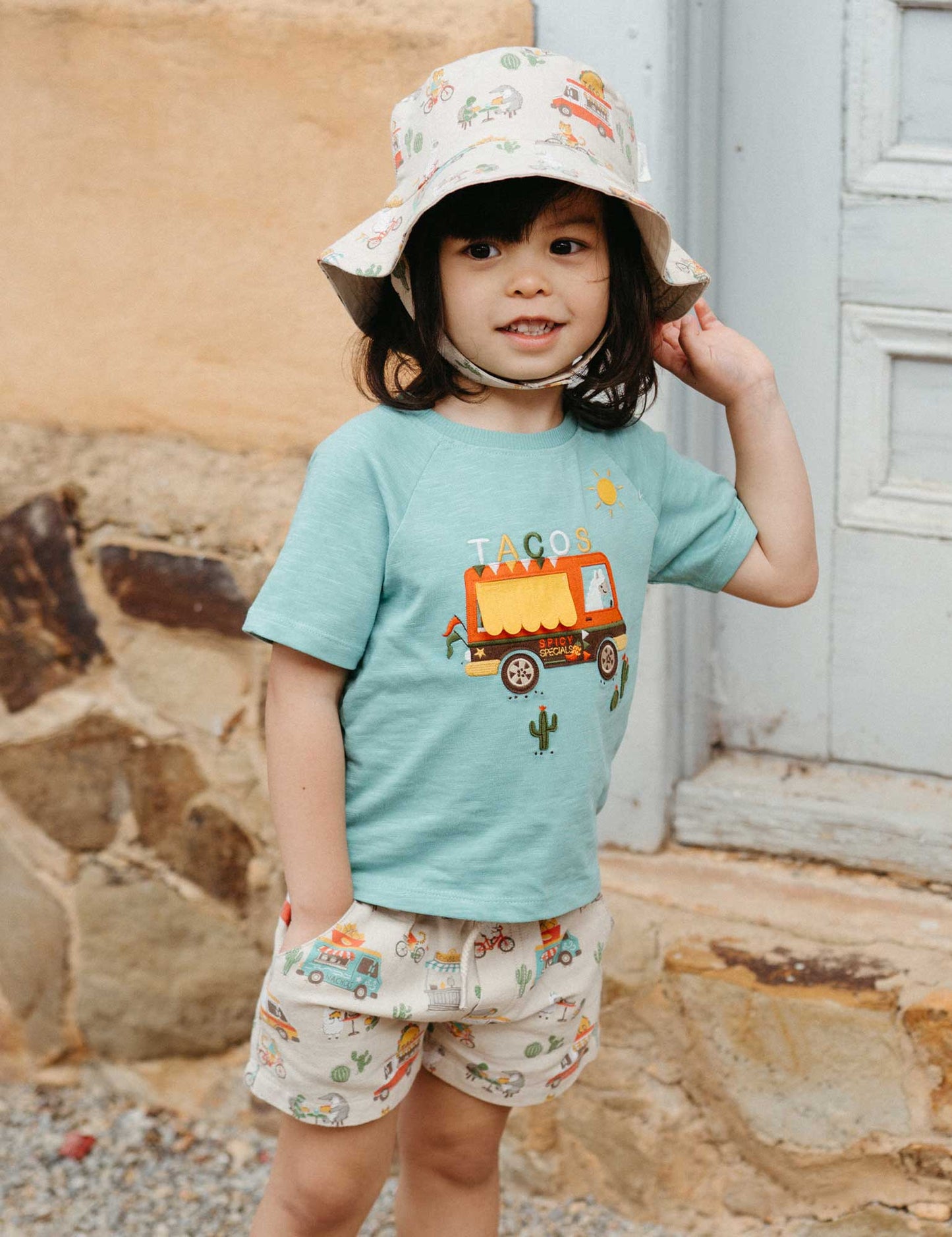 Purebaby Relaxed Tee - Taco Truck