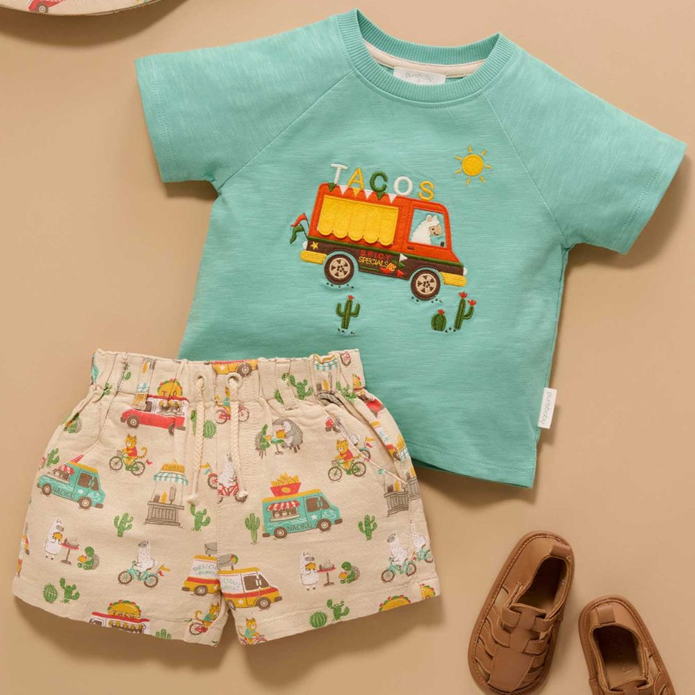Purebaby Relaxed Tee - Taco Truck