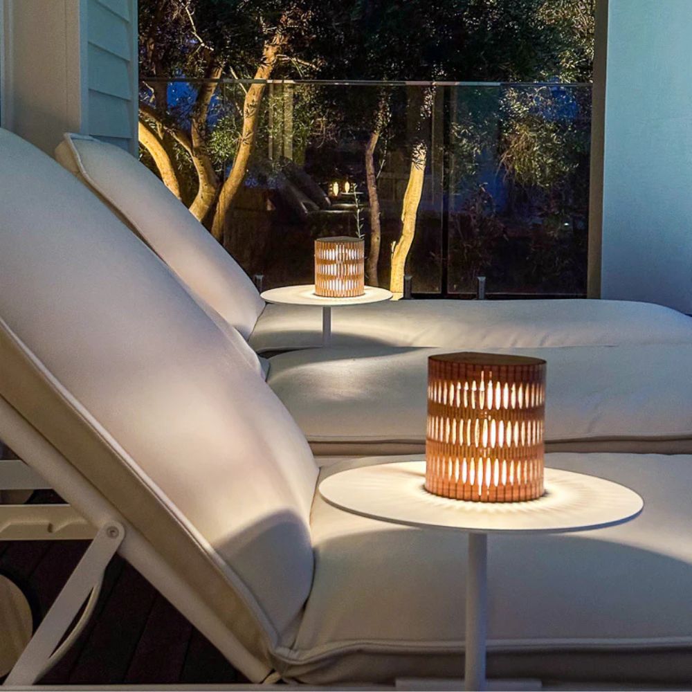 RS Studio Cordless Timber Bubble Lamp