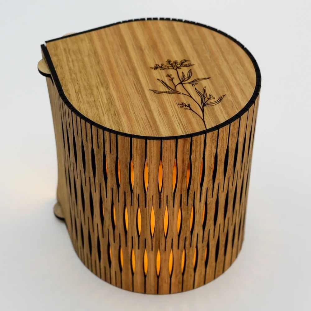 RS Studio Cordless Timber Bubble Lamp