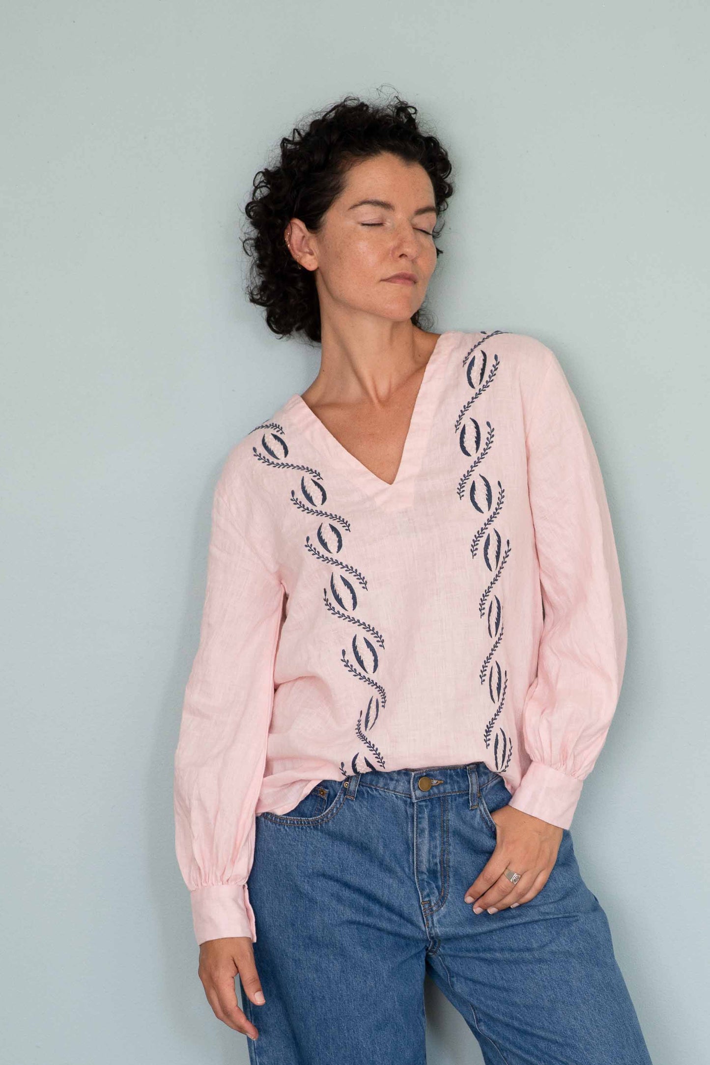 Lazybones Simona Top Tearose