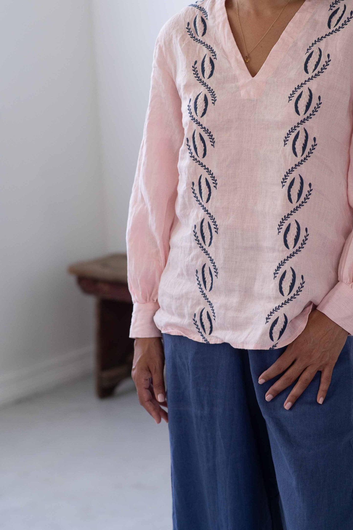 Lazybones Simona Top Tearose
