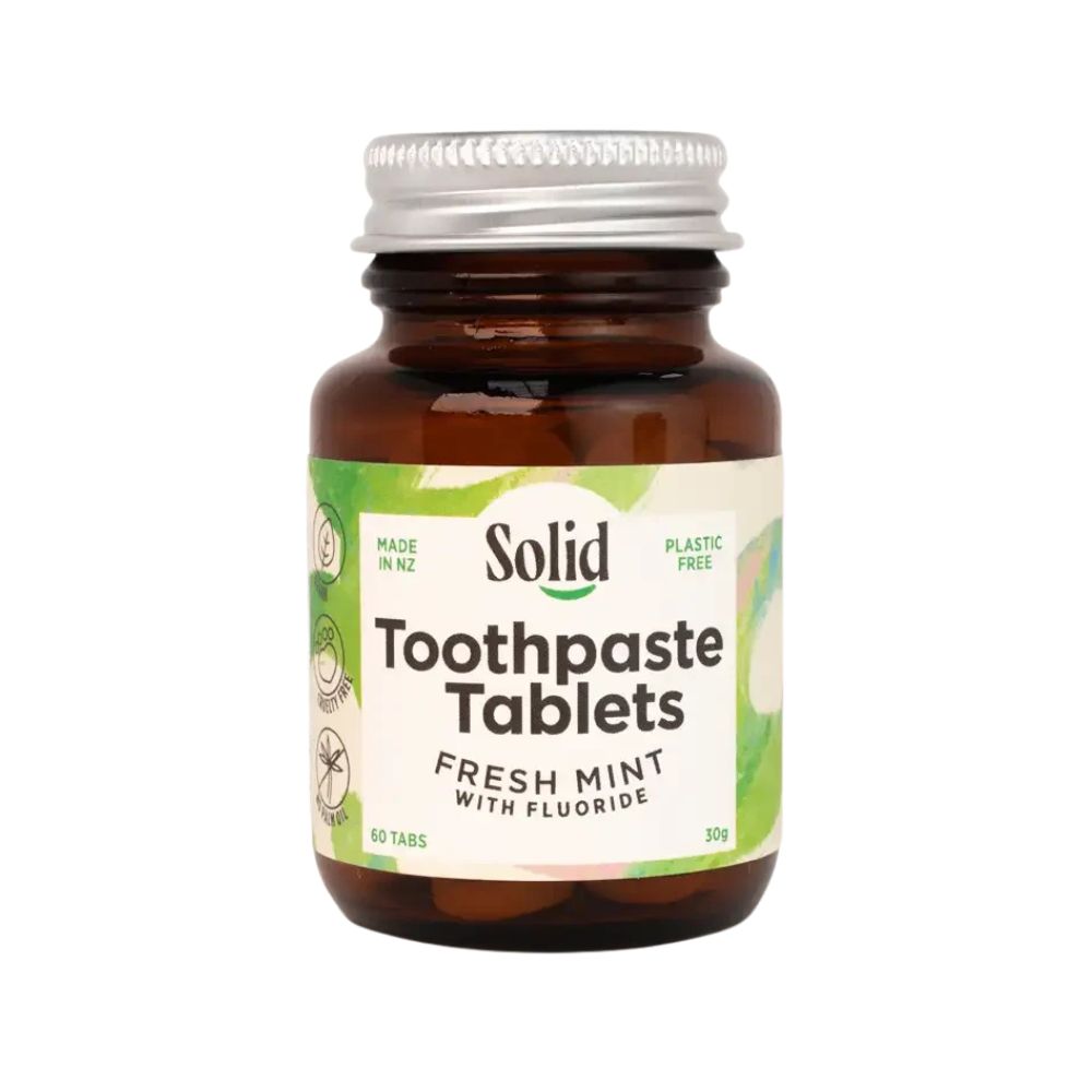 Solid Toothpaste Toothtablets with Fluoride - Fresh Mint