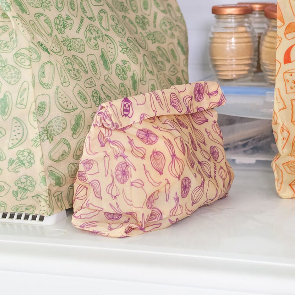 SuperBee Beeswax Wrap Bag Small - Spicy