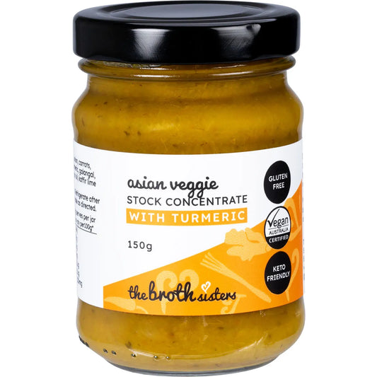 The Broth Sisters Stock Concentrate Asia Veggie with Turmeric 150g
