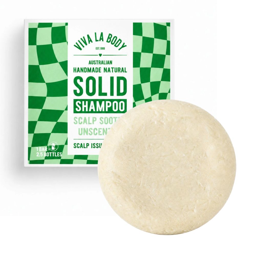 Viva La Body Shampoo Bar - Scalp Soothe Fragrance Free (Sensitive & Kids) 80g