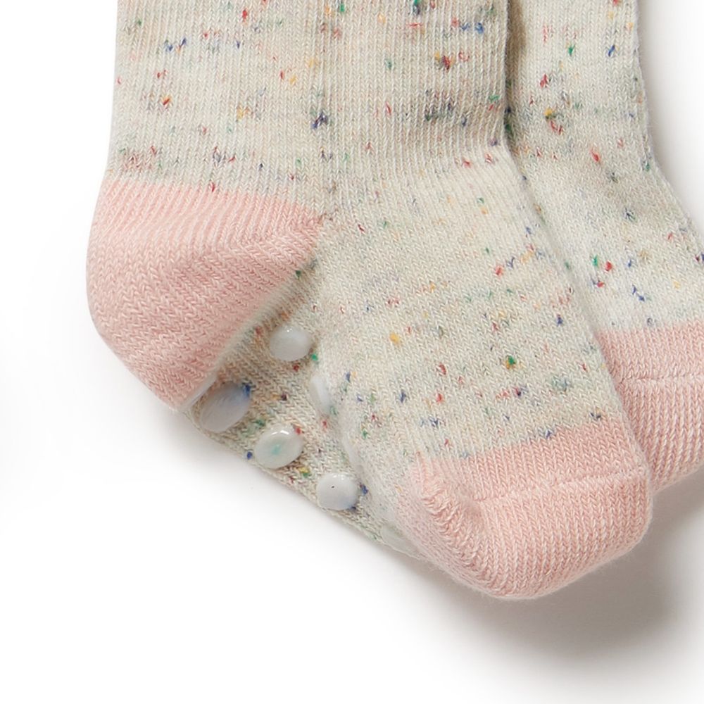 Wilson & Frenchy Organic 3 Pack Baby Socks - Cantaloupe