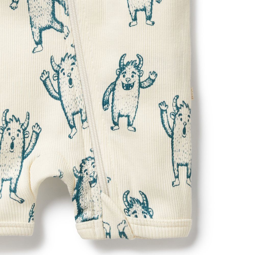 Wilson & Frenchy Organic Boyleg Zipsuit - Yeti