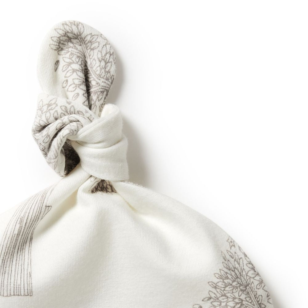 Wilson & Frenchy Organic Knot Hat - Welcome to the World