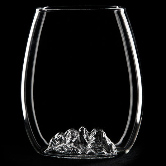 Uprising Glassware Single Stemless Glass + Coaster Set - The Hazards Wineglass Bay
